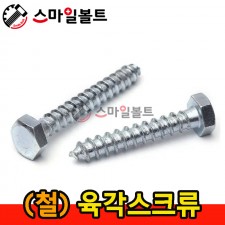 육각스크류 - 래그스크류